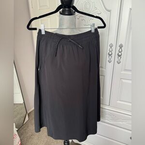 Athleta Charcoal Midi Skirt